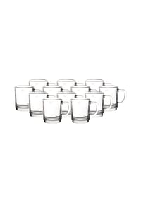 Paşabahçe - Glastassen Kaffeegläser Pub 0,2 l 12er Set transparent - transparent