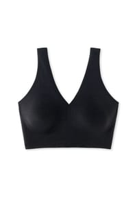 SCHIESSER - Invisible Soft Bustier, herausnehmbare Pads, Mikrofaser, für Damen - 000 SCHWARZ