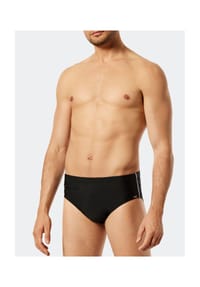 SCHIESSER - Nautical Casual Badeslip, Reißverschlusstasche, für Herren - 000 SCHWARZ