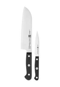 ZWILLING Messer-Set, Santokumesser und Spickmesser, 2-teilig - Gourmet - SCHWARZ