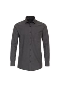 CASAMODA - Herren Freizeithemd Print Comfort Fit - Dunkelgrau