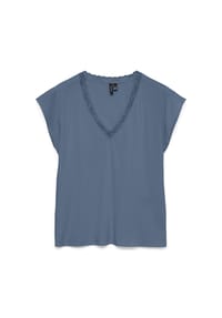 VERO MODA® - Shirt, Spitze, für Damen - 189259 CHINA BLUE