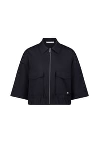 BETTY & CO - Casual-Jacke mit Kragen - Schwarz