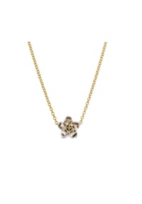 LYOMI - Collier 585/- Gold 6 Diamant Lab Grown 0,06ct. - mehrfarbig