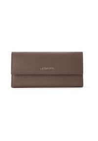 LAZAROTTI Bologna Leather - Bologna Leather Geldbörse Leder 19 cm - black