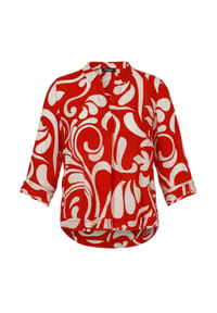 frapp - Bluse Große Größen - red / butter