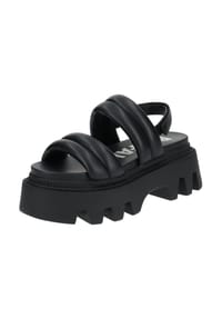 Buffalo - Lederimitat Sandalen - Schwarz