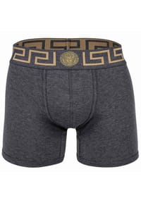 VERSACE - Herren Boxershorts  - TOPEKA, Bi-Stretch, Organic Cotton, einfarbig - Blau