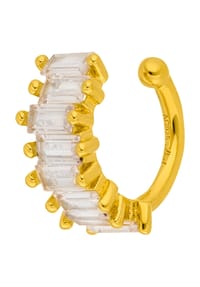 Leaf - Damen Earcuff, 925er Silber - GOLD
