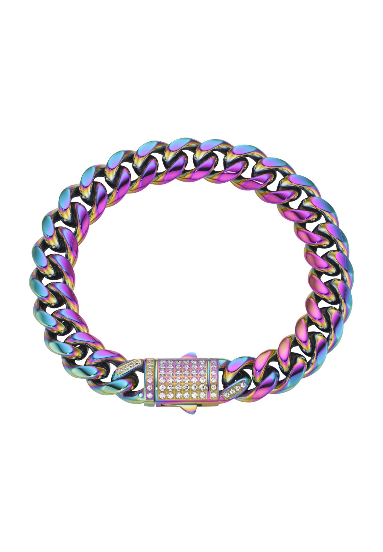 MANGUUN Herren Armband, Edelstahl, MEHRFARBIG