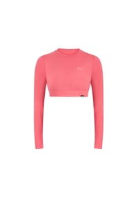 SMILODOX - Crop Longsleeve Thalina - Lila