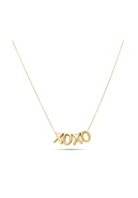 Echtzeit - Halskette "XOXO" - gold