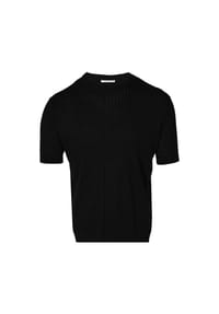 LUFIAN - Pullover SPEAR mit halber Armlänge - BLACK