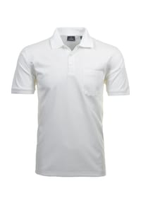 RAGMAN - Poloshirt, aufgesetzte Brusttasche, für Herren - 006 WEISS