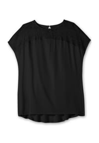 sheego - Spitzenshirt - beere