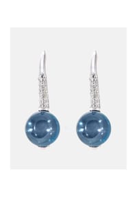 Diamant L'eternel - Ohrringe, mit 0.11 ct Diamant, 375 Weißgold - white gold
