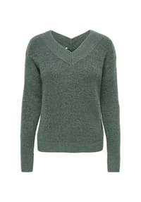 ONLY® - Strickpullover Melto, V-Ausschnitt, für Damen - 180039 BALSAM GREE