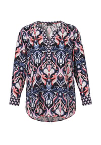 VIA APPIA -DUE- - Bluse in großen Größen - marine multicolor