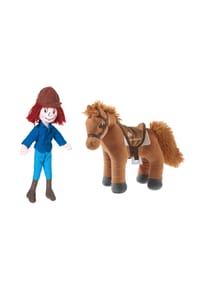 heunec® - Kuscheltier Bibi & Tina Puppe Tina und Pferd Amadeus - mehrfarbig