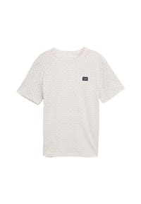 TOM TAILOR - T-Shirt Kurzarmshirt - weiß