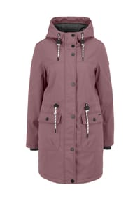 COVERED - Jacke PAULA mit weitenregulierbarer Kapuze - Altrosa