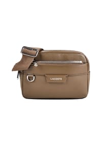 LACOSTE Ossian - Ossian Umhängetasche Leder 19 cm - mascara