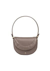 DuDu Panarea - Schultertasche Leder 22 cm - black