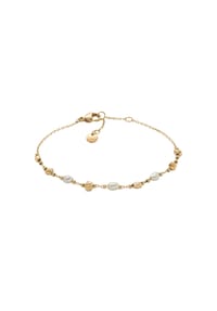 SKAGEN AGNETHE PEARL - Damen Armband, Edelstahl mit Süßwasserperlen - GELBGOLD