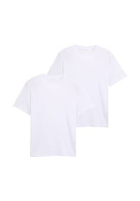 TOM TAILOR - T-Shirt, 2er-Pack, für Herren - 14297 WHITE 2