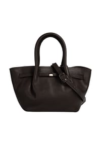 forty° - Handtasche Echt Leder, Made In Italy - beige