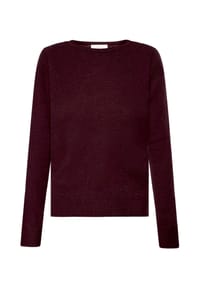 CARTOON - Kaschmir-Pullover mit Rundhalsausschnitt - 4685 D.AUBERGINE