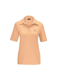 GOLDNER - Kurzgröße:  Stretchbequemes Poloshirt - flieder