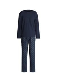 CALIDA - Herren Pyjama, lang Relax Selected - blue lily