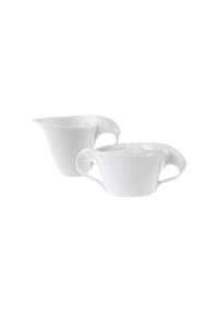 Villeroy & Boch Milch- und Zuckerset NewWave 2er Set weiß - NEWWAVE - weiß