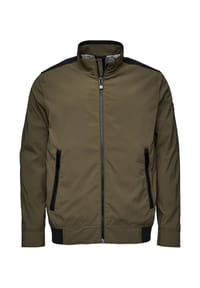 NEW CANADIAN - Sommerjacke Cotton-Touch mit elastischem Strickbund - 310_oliv