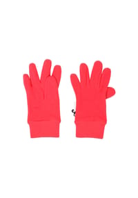 maximo® - KIDS-Fingerhandschuhe, Fleece Strickbündchen - brombeere