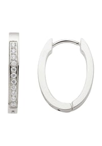 LEONARDO BEAUTY'S - Damen Creolen, Edelstahl  - SILBER
