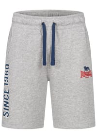 LONSDALE™ - Herren Shorts normale Passform SKAILL - Marl Grey/Navy/Red