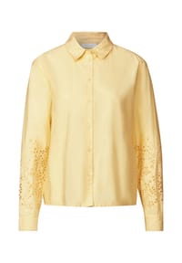 STREET ONE STUDIO - Hemdbluse, Baumwolle, für Damen - 16281 BLEND YELLO