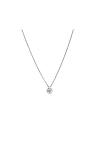 LYOMI - Collier 585/- Gold 1 Diamant Lab Grown 0,20ct. - weiß