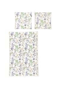 irisette® - Seersucker Bettwäsche Set Easy 8510 - 30 grün