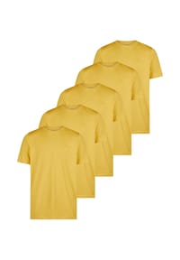 Redmond - T-Shirt 5er Pack Basic - Beige