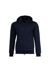 EMPORIO ARMANI - Herren Sweatjacke mit Kapuze - BASIC TERRY, Zipper, Cotton-Mix - Beige