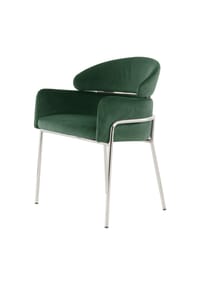 Kayoom - Stuhl Corey 125 - grün - silber
