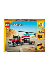 LEGO® - Creator 3-in-1 - 31146 Tieflader mit Hubschrauber - 