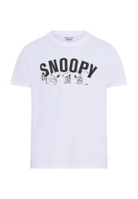 MANGUUN - T-Shirt Snoopy, Baumwolle, für Herren - 1 WEIß SNOOPY
