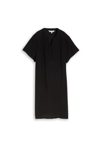 MUSTANG® - Blusenkleid, Split-Neck, für Damen - 14482 DEEP BLACK