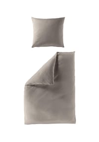 BIERBAUM - Mako-Satin-Bettwäsche - TAUPE