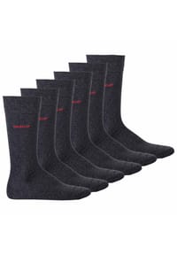 HUGO - Herren Socken, 6er Pack - RS Uni CC, Kurzsocken, mittelhoch, Logo, uni - Blau