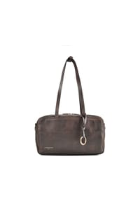 LIEBESKIND CLARICE II - Schultertasche, Leder, für Damen - DEEP SOIL